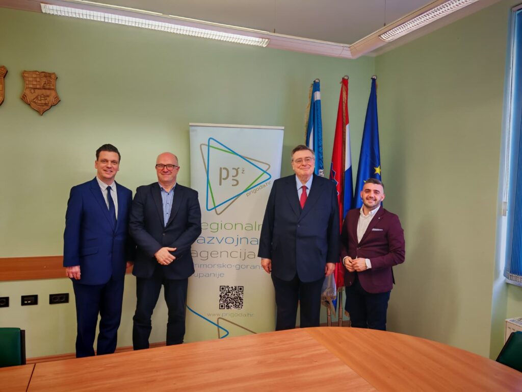 Njemački veleposlanik Hector posjetio Regionalnu razvojnu agenciju PGŽ: Fokus na inovacijama, internacionalizaciji i jačanju regionalne suradnje