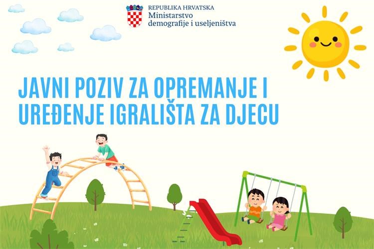 Poziv za dodjelu bespovratnih sredstava „Dostupnost kvalitetnih i priuštivih sadržaja za djecu u lokalnim zajednicama kroz opremanje i uređenje igrališta za djecu“ – 2026.g.